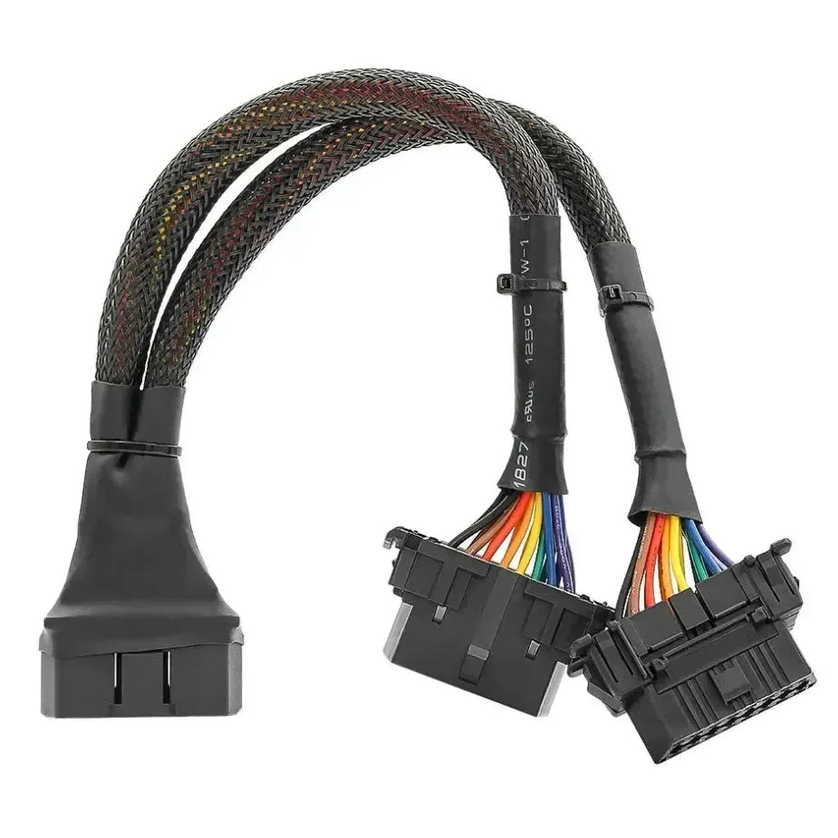 16-stifts OBD2-nylonförlängnings- och delarkabel 2-delad (30 cm) | Gränssnitt