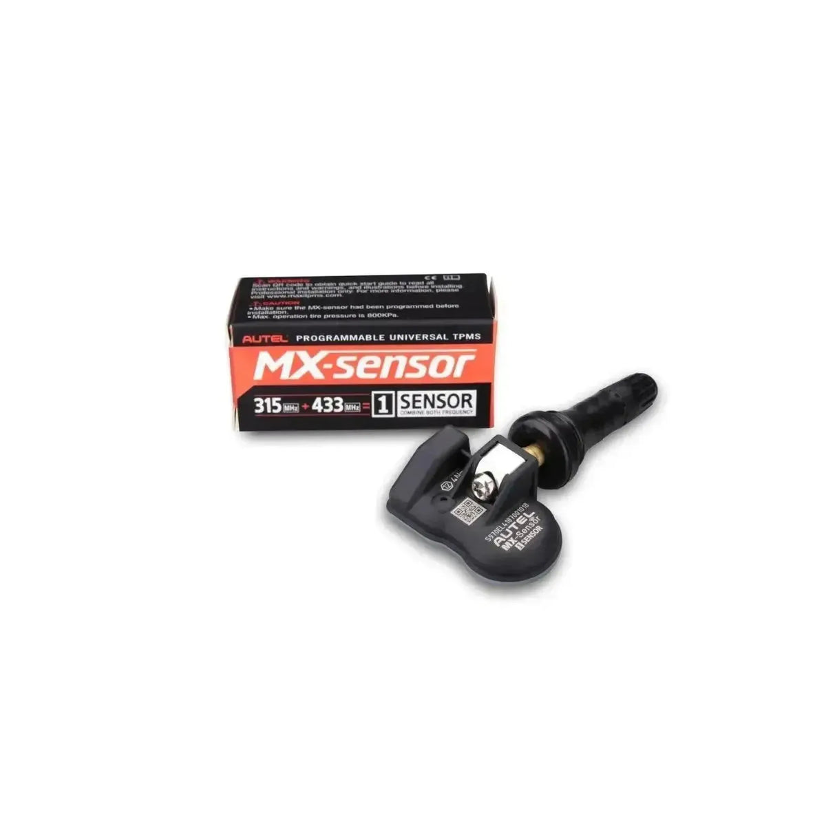 Autel MX-Sensor 315MHz+433MHz (Rubber) | TPMS-sensor (skruvinfattning)