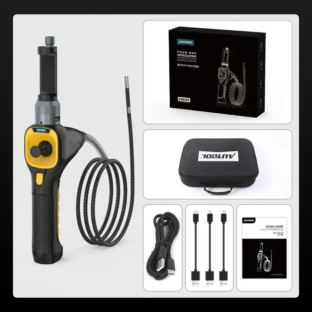 Autool SVB303 | Inspektionskamera (6,2 mm)