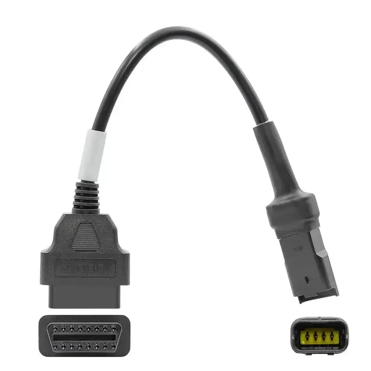 Ducati 4-stifts OBD – 16-stifts OBD2-adapterkabel | Motorcykel