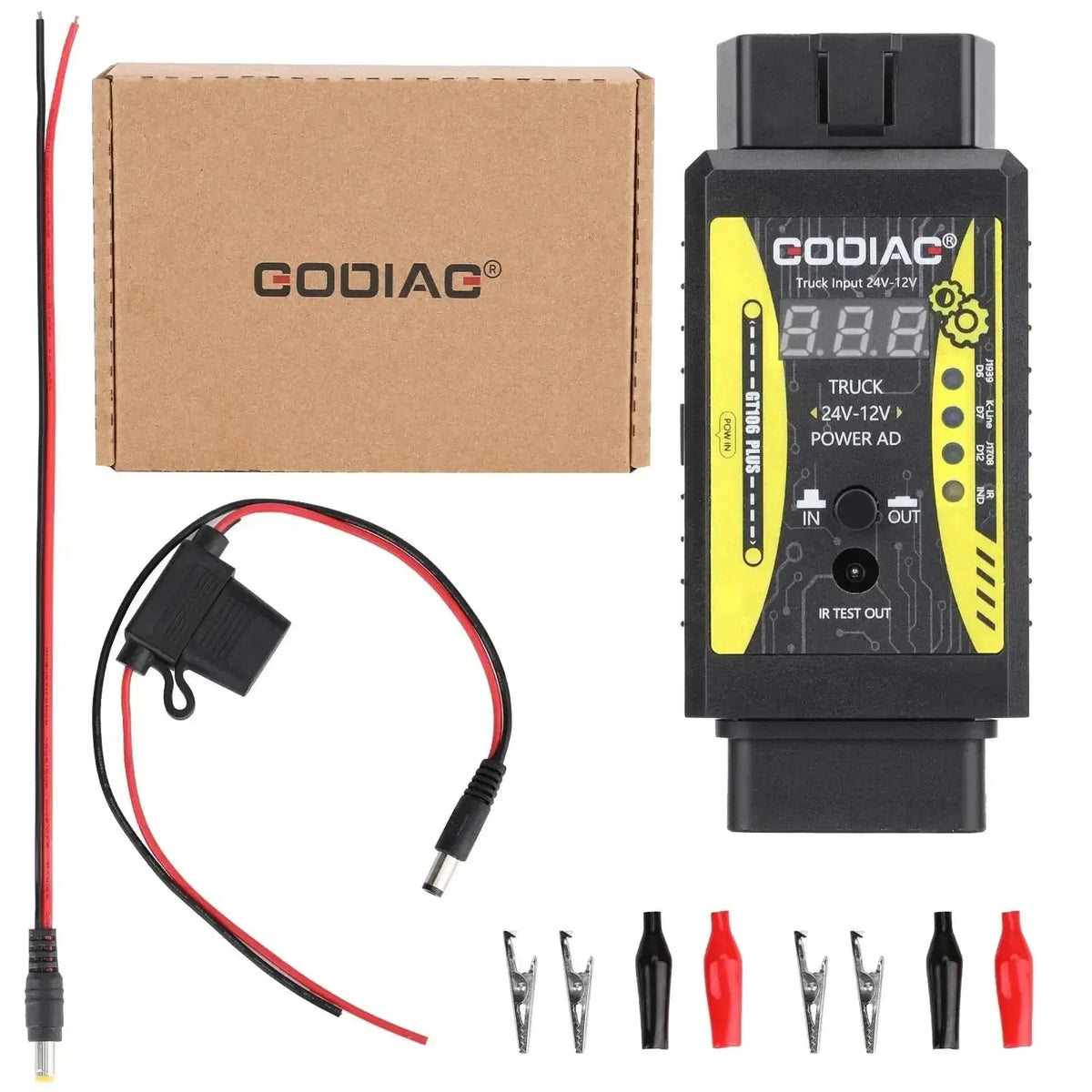 GoDiag GT106 Plus | Spänningsomvandlare | Tillbehör