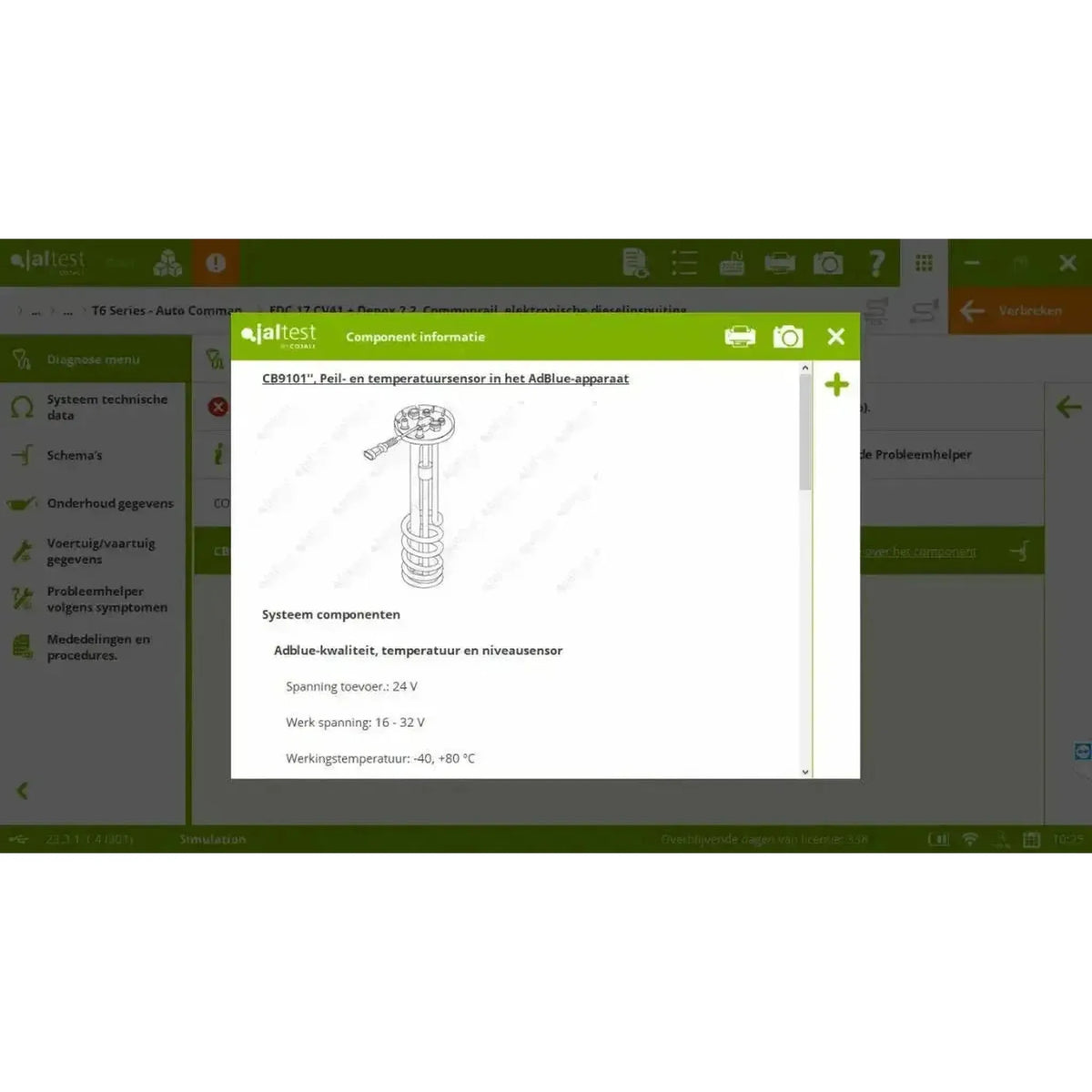 Jaltest AGV (Agricultural) diagnostikapparaten