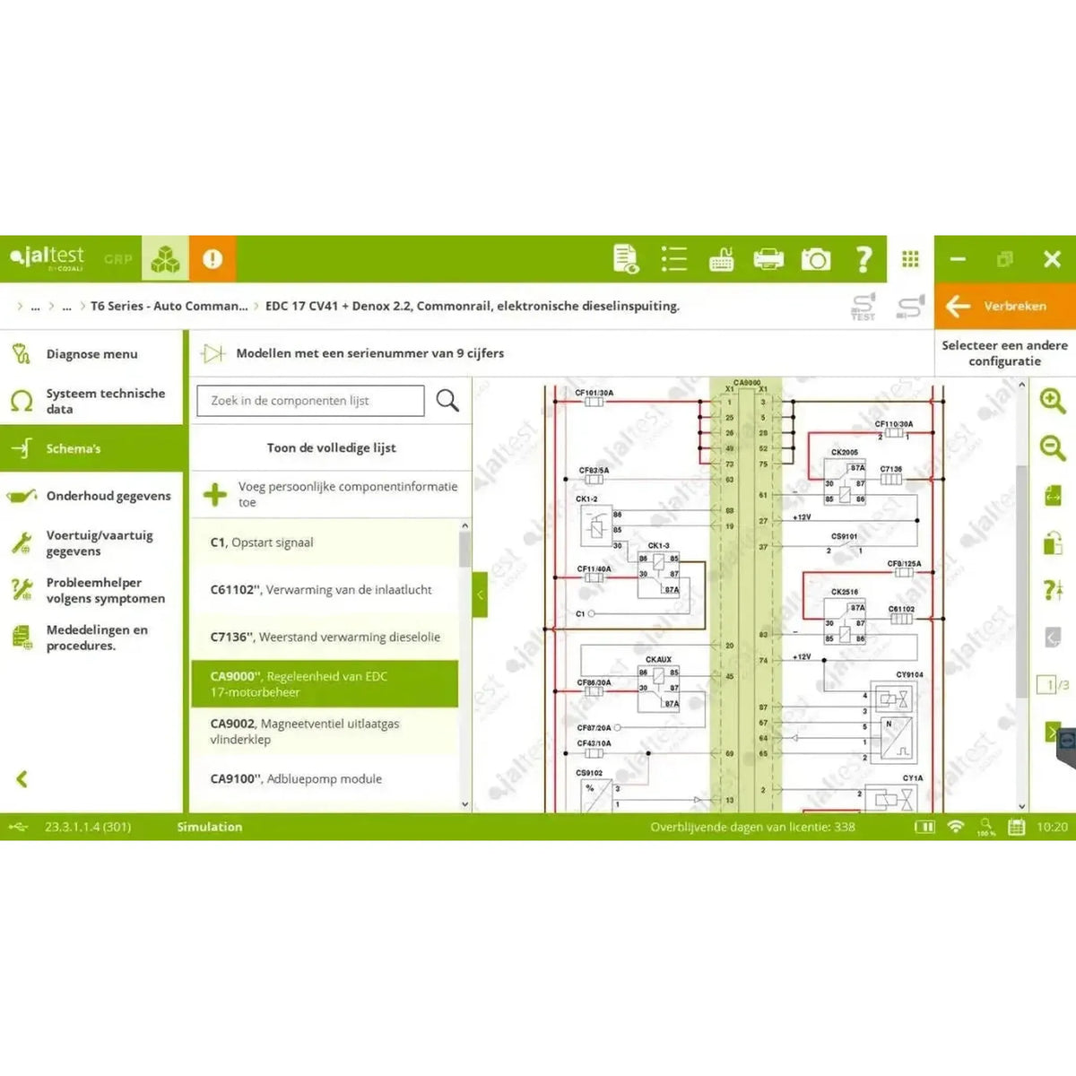 Jaltest AGV (Agricultural) diagnostikapparaten