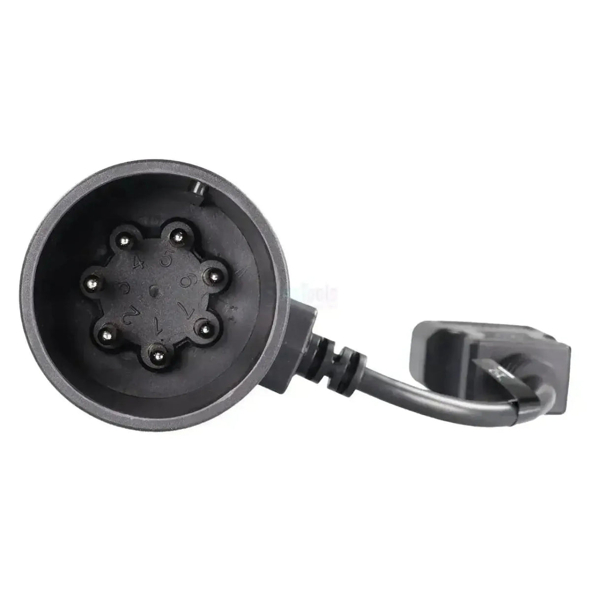Jaltest (JDC110A) | 7+7-stiftad (CAN ISO 7638-1) - 16-stiftad OBD2-adapter | Släpvagn