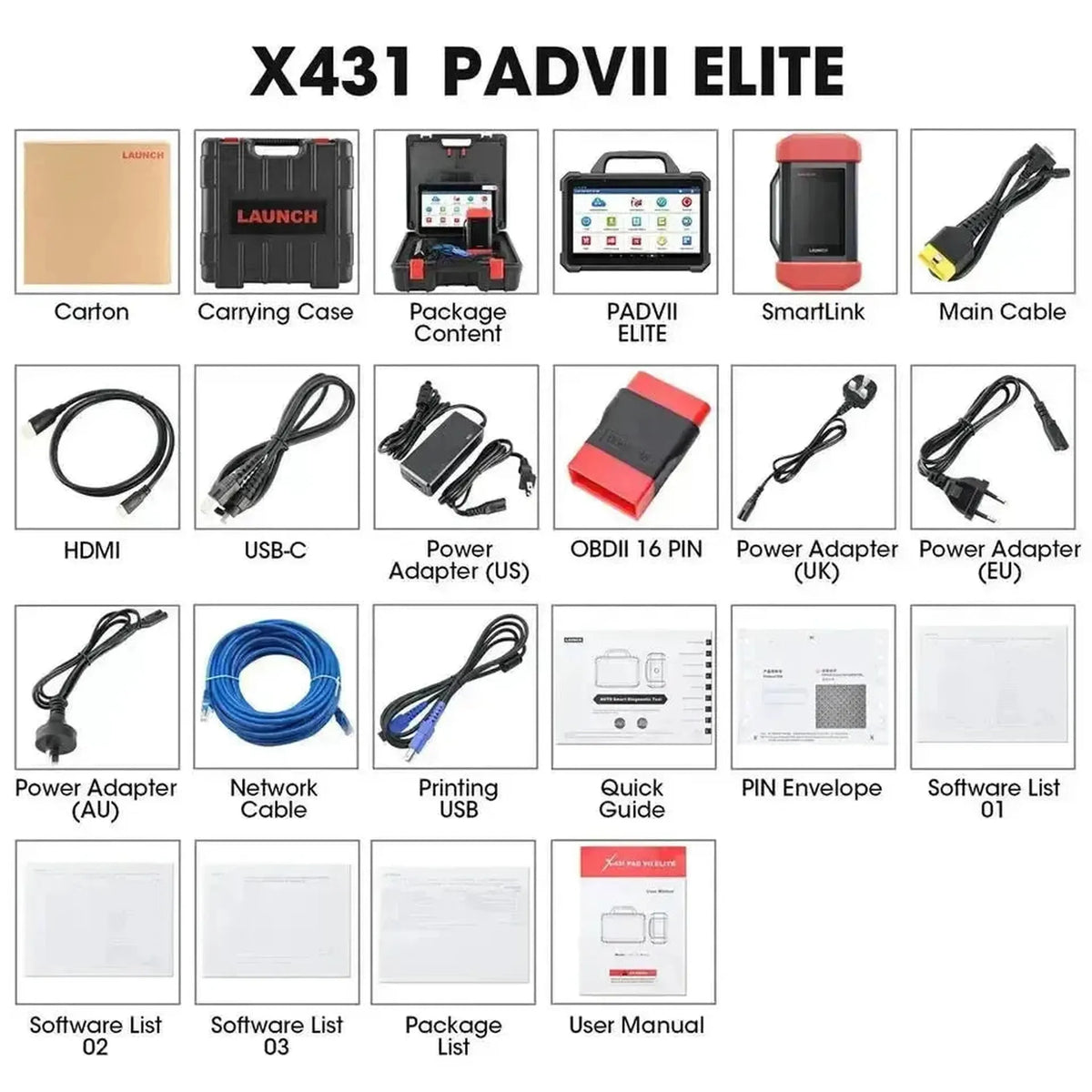 Launch X-431 PAD VII Elite | Diagnostapparat | Fordon