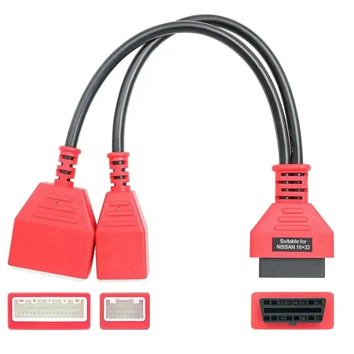 Nissan 16+32-polig SGW - 16-polig OBD2-adapterkabel | Personbil