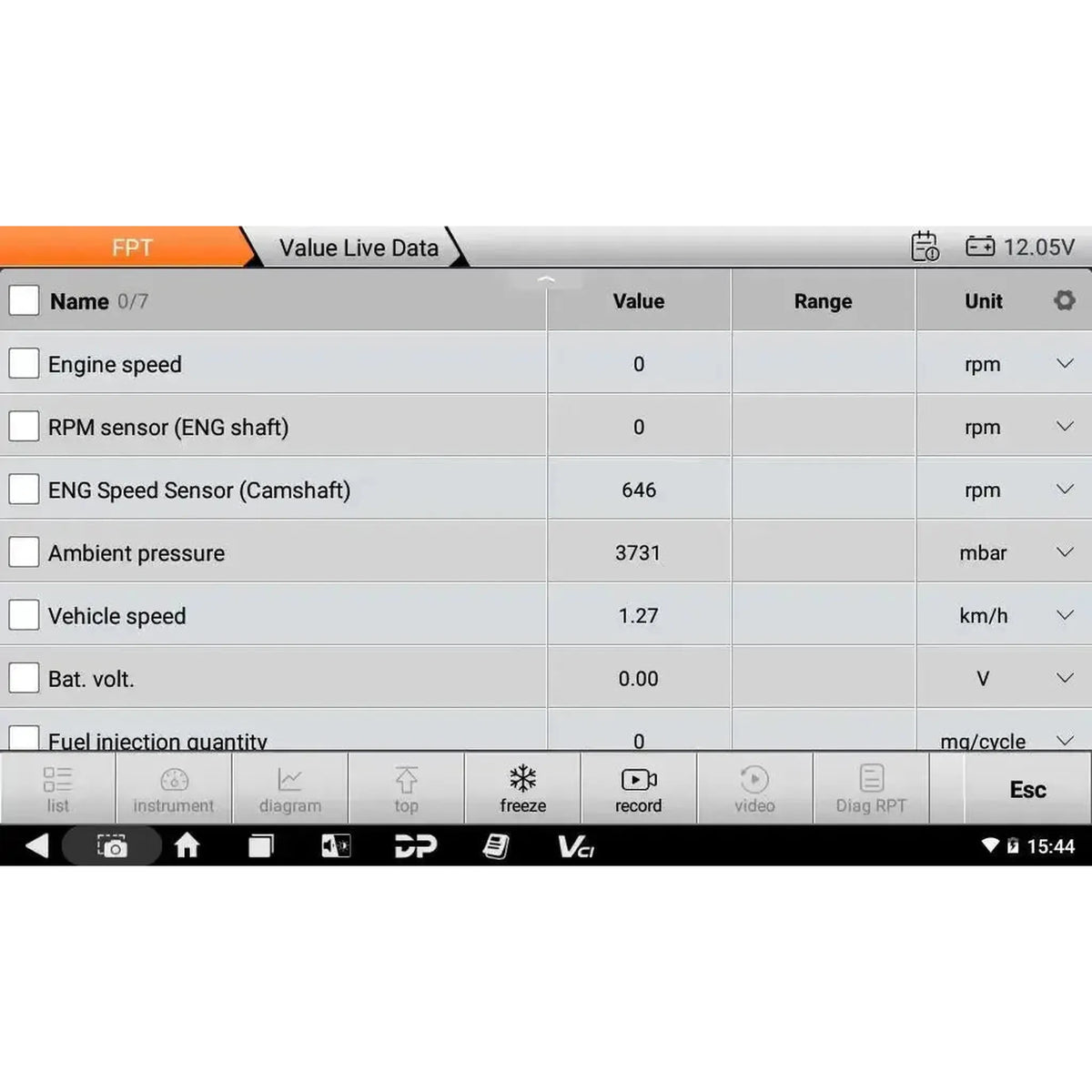 OBDSTAR IScan Pro FPT (Marine) | Diagnostikinstrument | Motorbåt