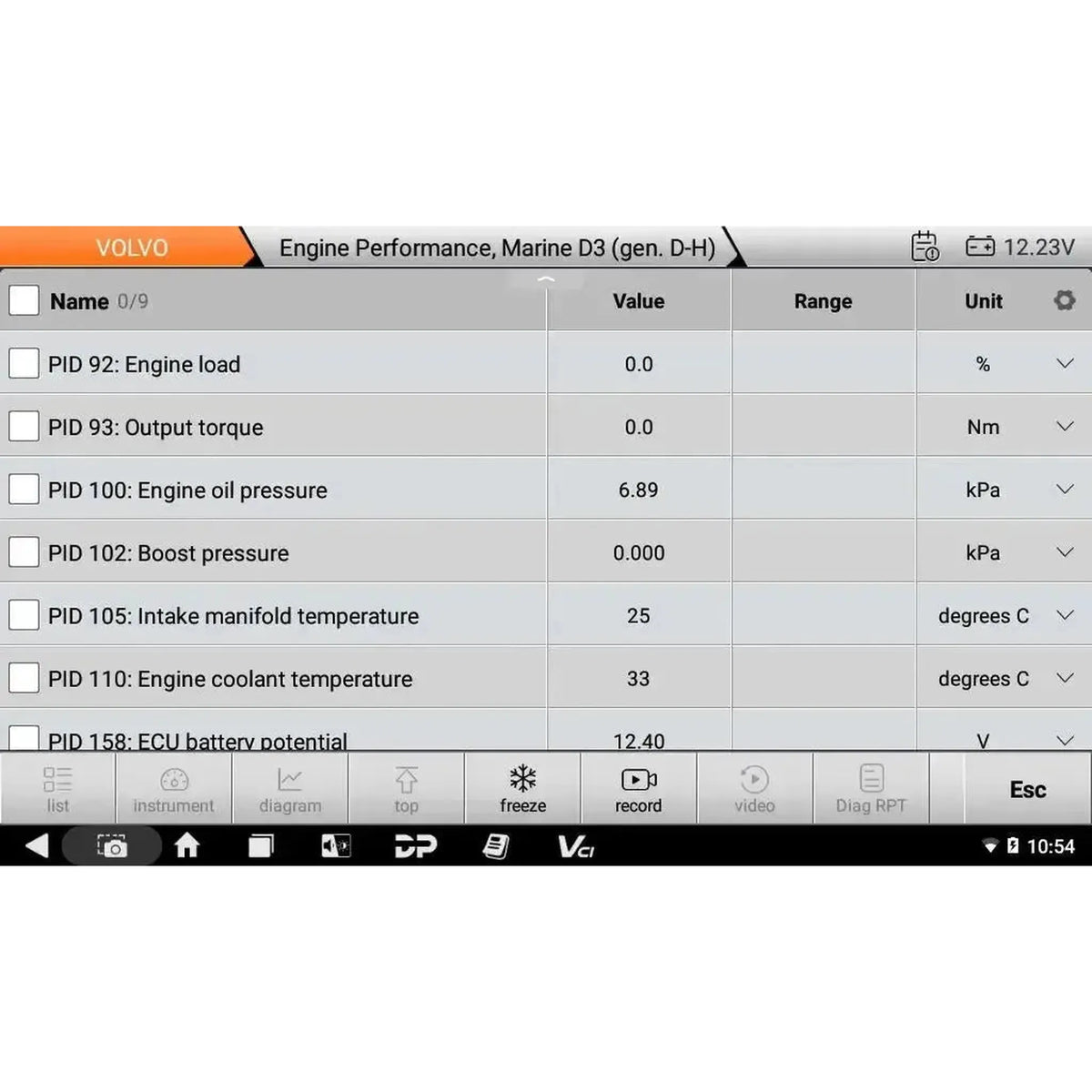 OBDSTAR IScan Pro Volvo (Marine) | Läsverktyg | Motorbåt