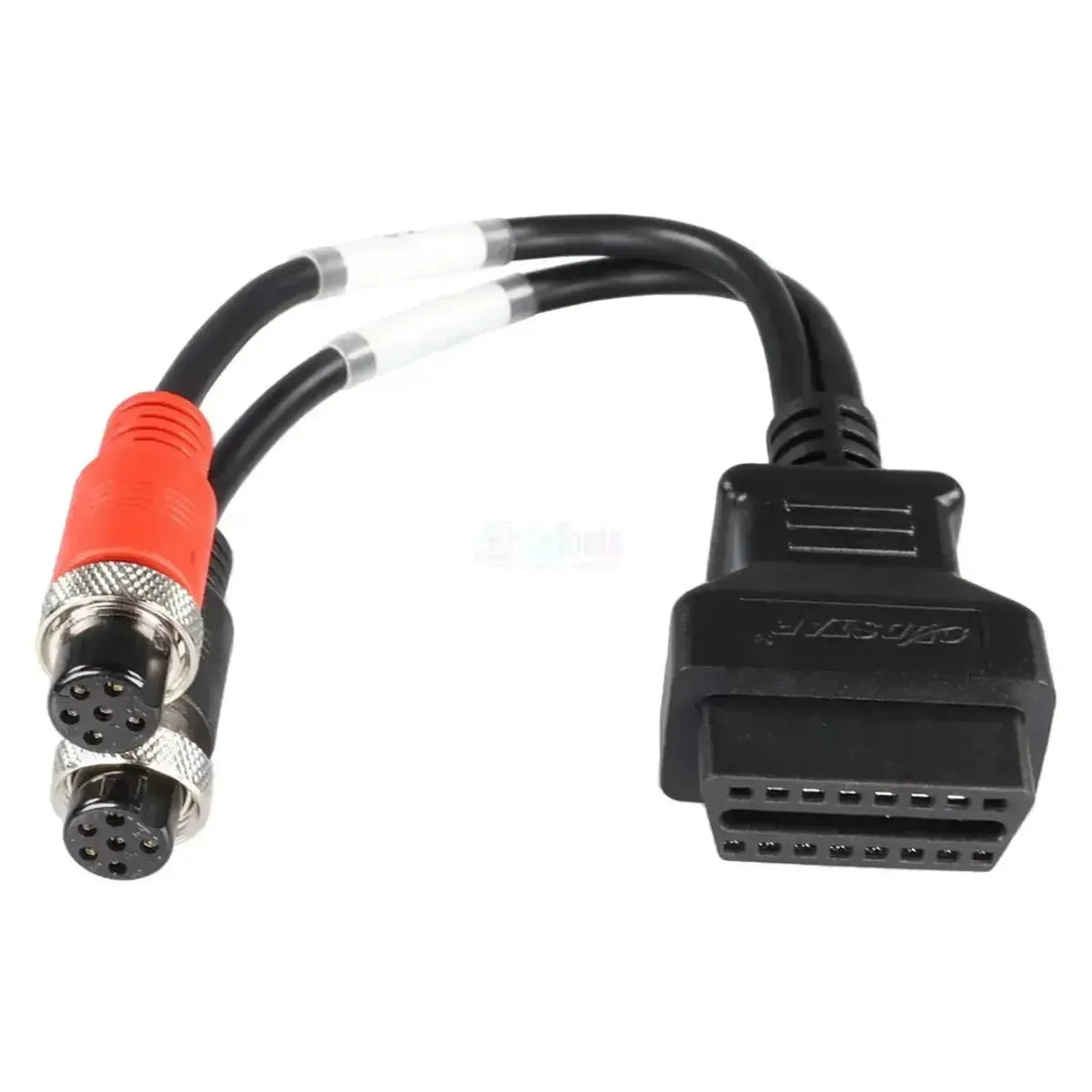 OBDSTAR (M028) | PGO 6+6-polig OBD – 16-polig OBD2-adapterkabel | Motorcykel