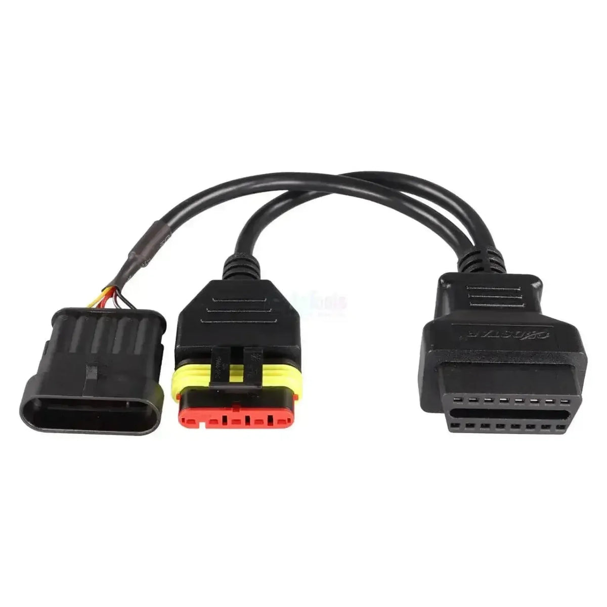 OBDSTAR (M047) | Vespa/Moto Guzzi 5+5-polig OBD – 16-polig OBD2 adapter | Motorcykel
