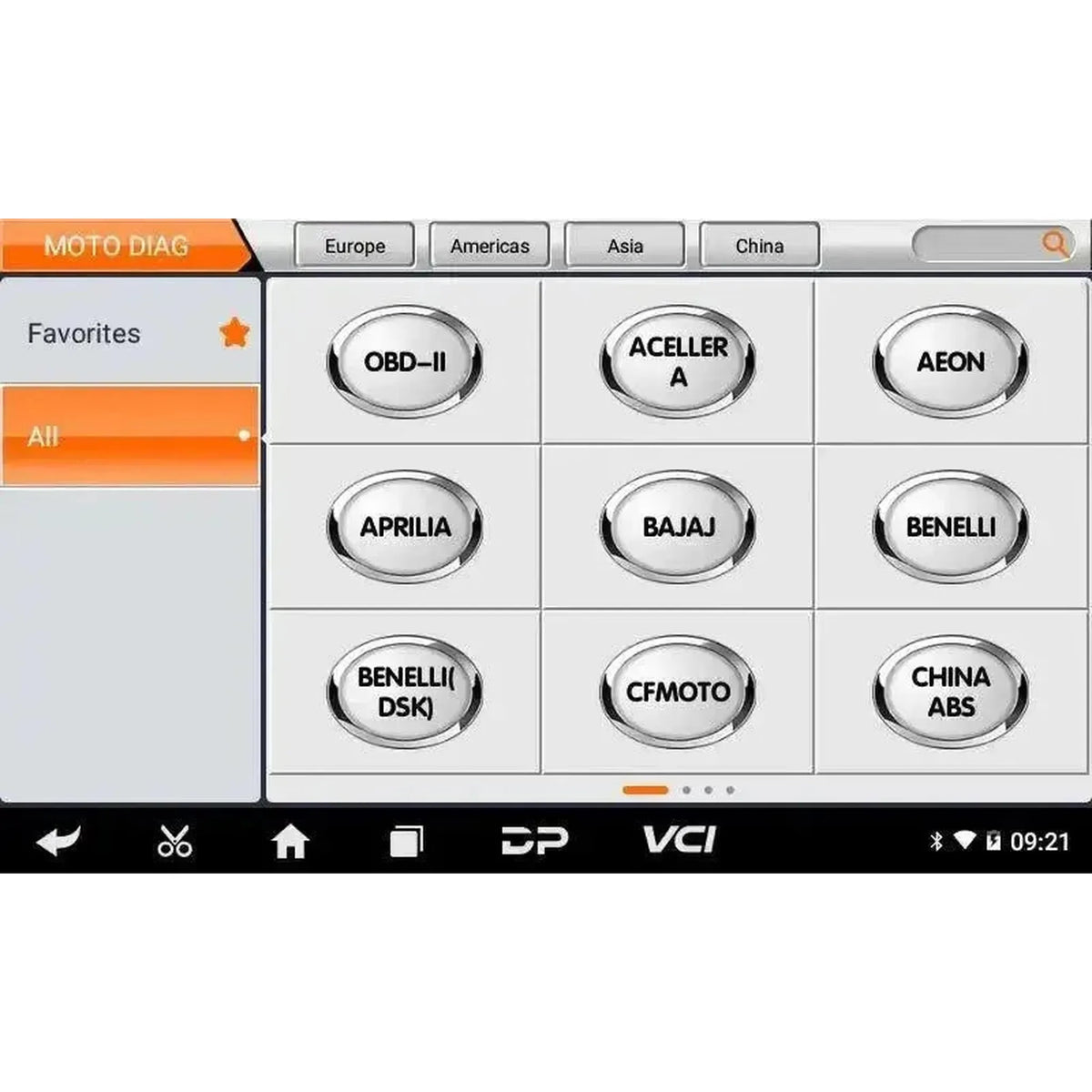 OBDSTAR MS50 STD | Diagnosticeringsapparat | Snörskoter/Motorcykel