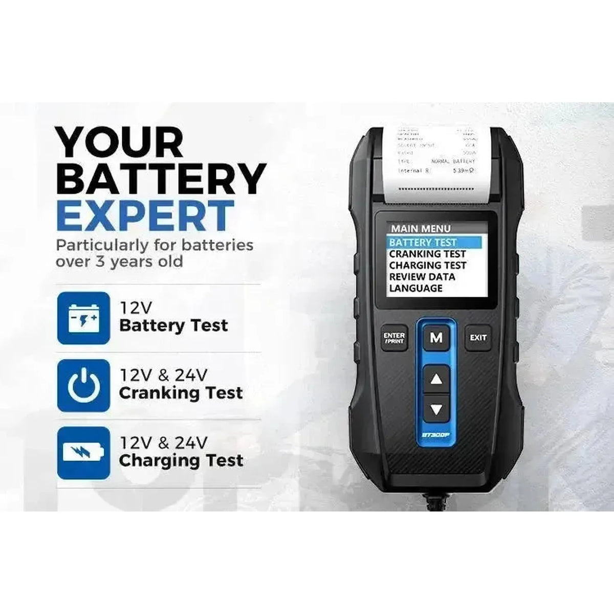 Topdon BT300P | Batteritester