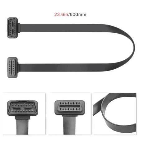 16-kontakts OBD2-förlängningskabel (60 cm) – universell gränssnittskabel