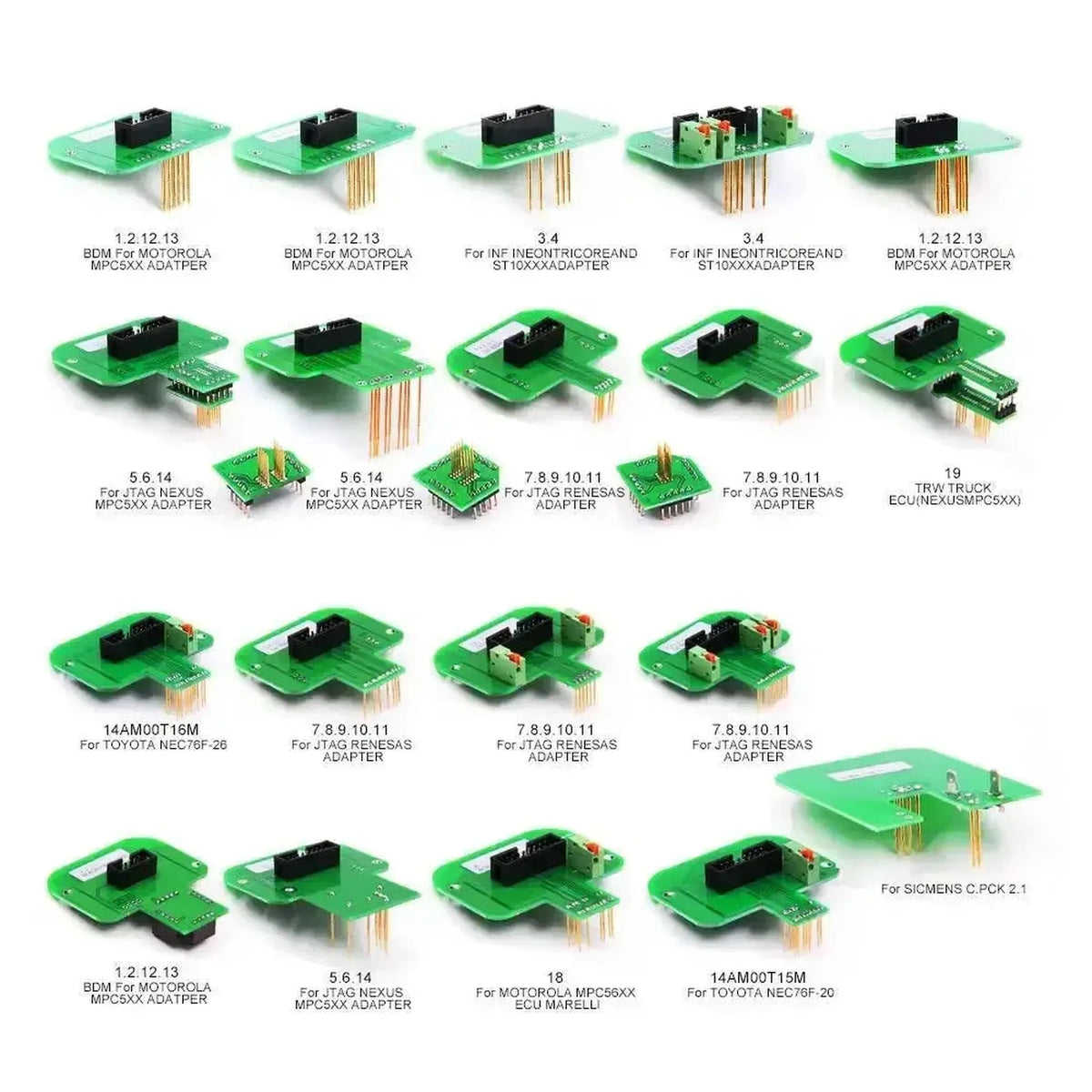 Adapterset (22-delad) för ECU-programmering | Tillbehör