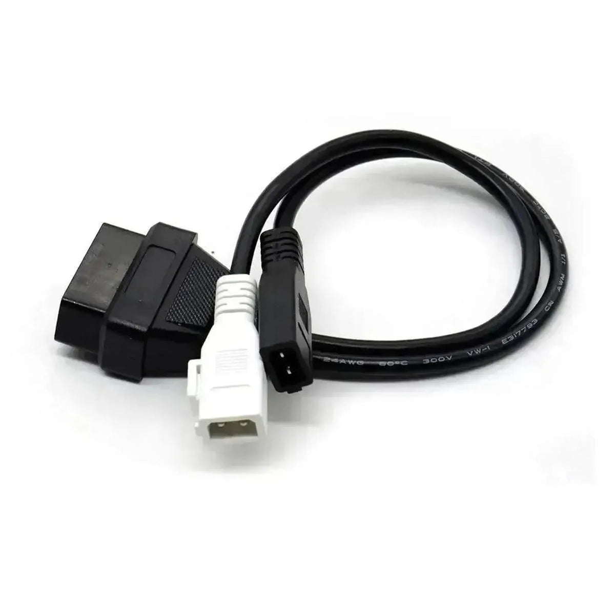 Audi/Seat/Skoda/Volkswagen 2+2-polig OBD1 – 16-polig OBD2-adapterkabel | Personbilar