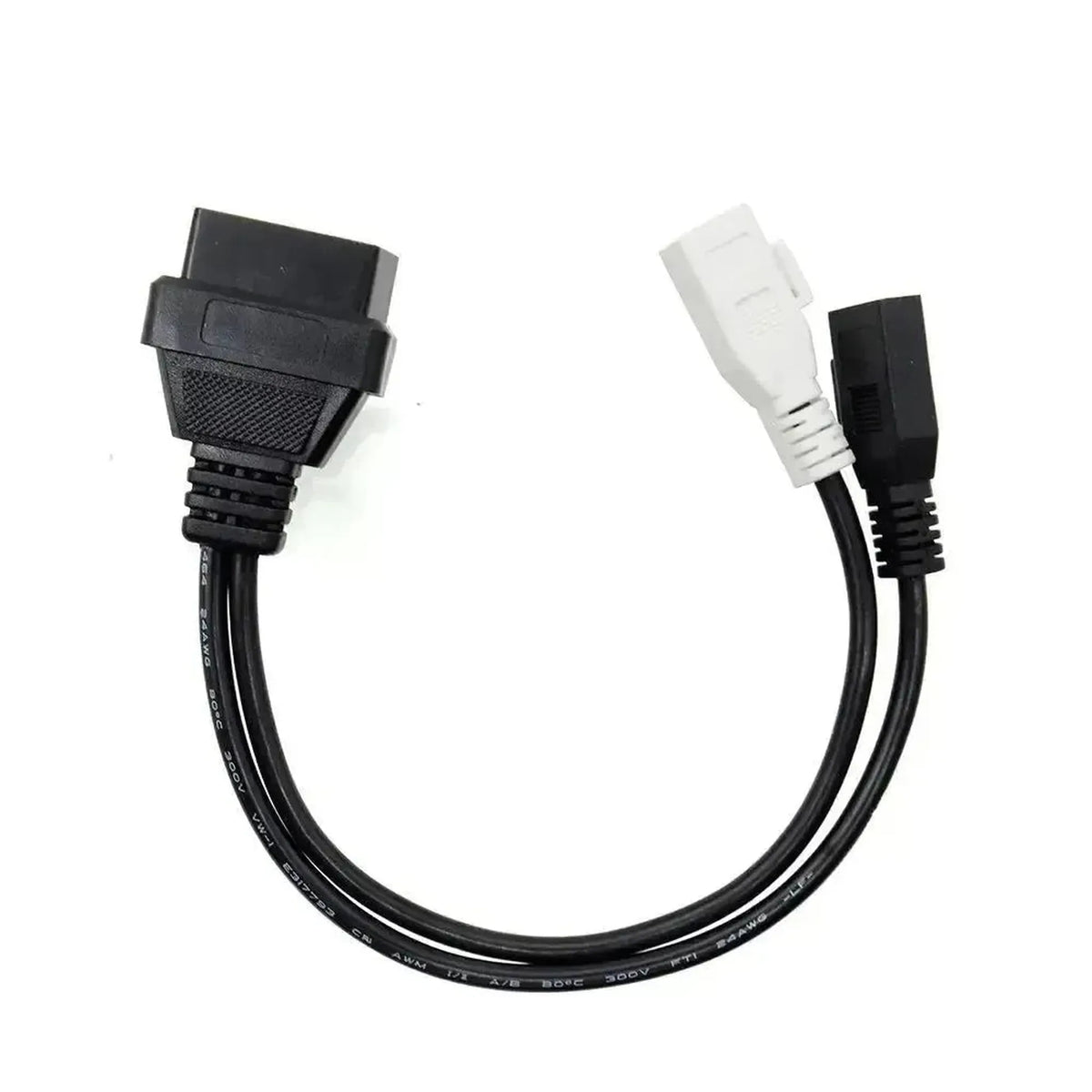 Audi/Seat/Skoda/Volkswagen 2+2-polig OBD1 – 16-polig OBD2-adapterkabel | Personbilar
