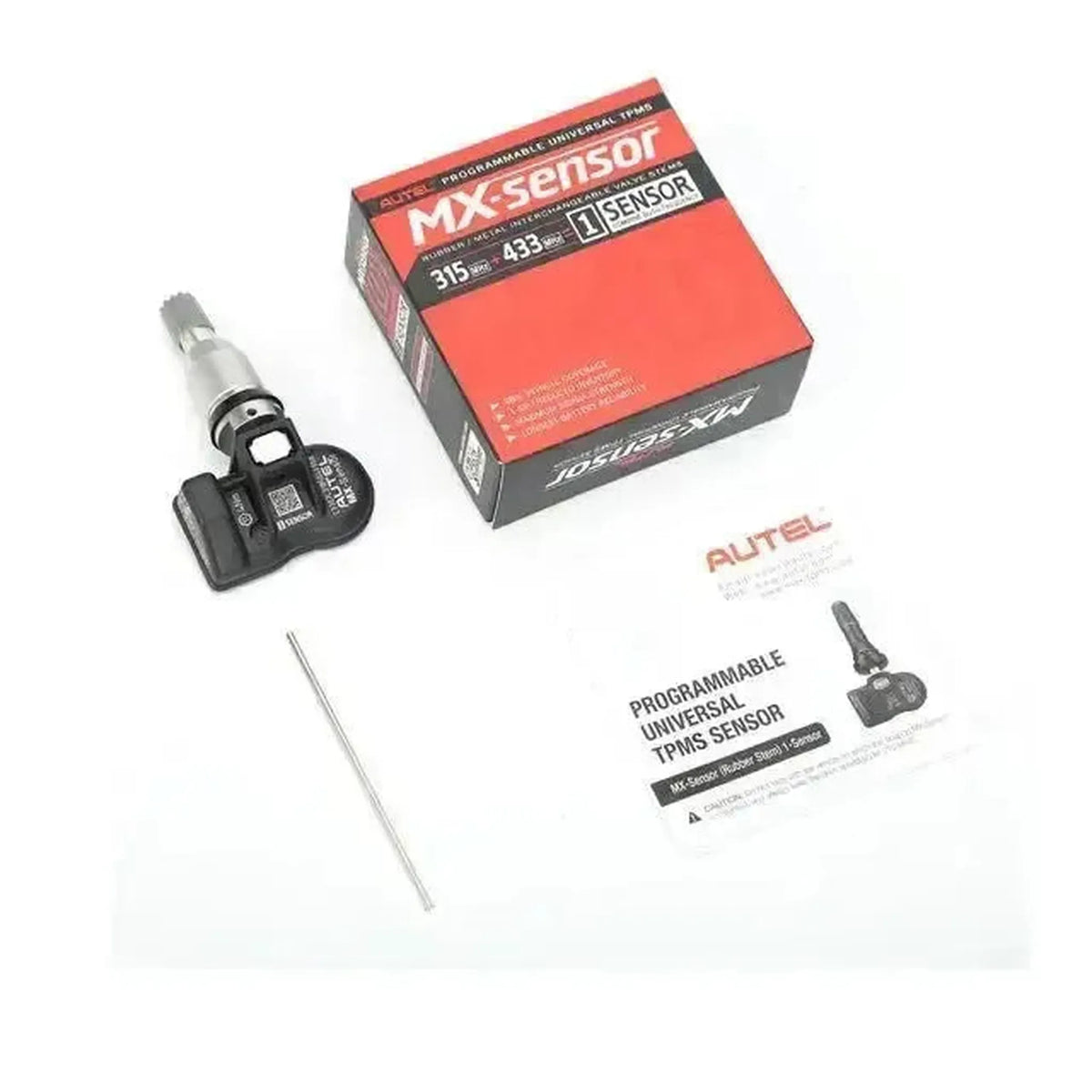 Autel MX-Sensor 315MHz+433MHz (Aluminium) | TPMS-sensor (Press-in)