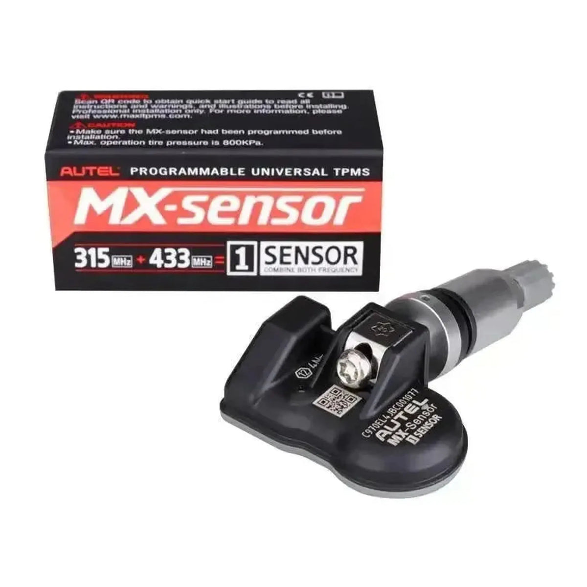 Autel MX-Sensor 315MHz+433MHz (Aluminium) | TPMS-sensor (skruvinfattning)