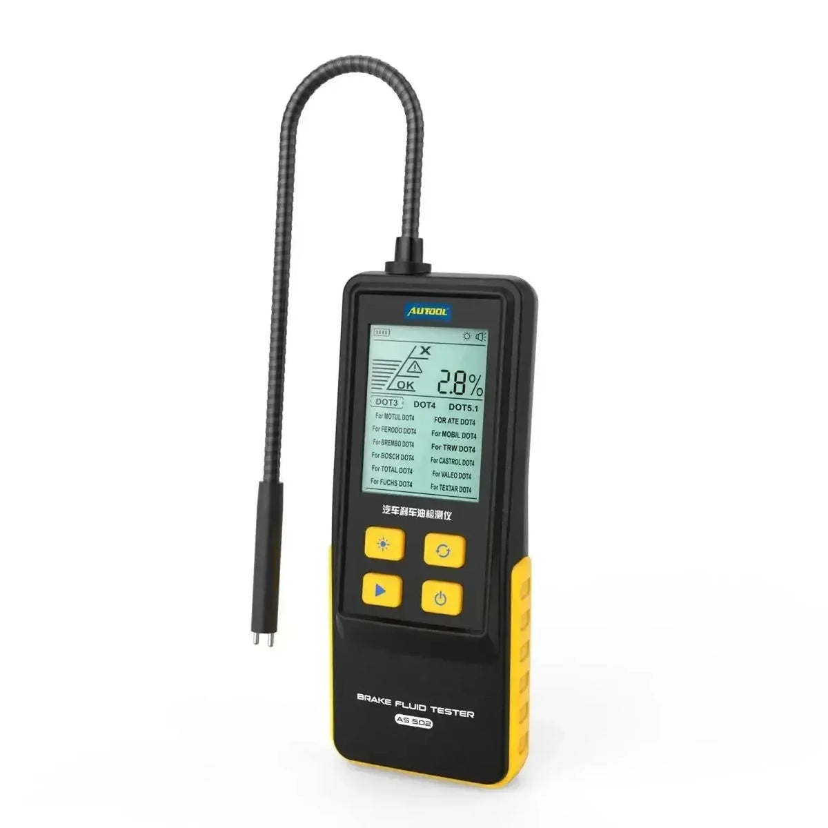 Autool AS502 | Bromsvätesketester
