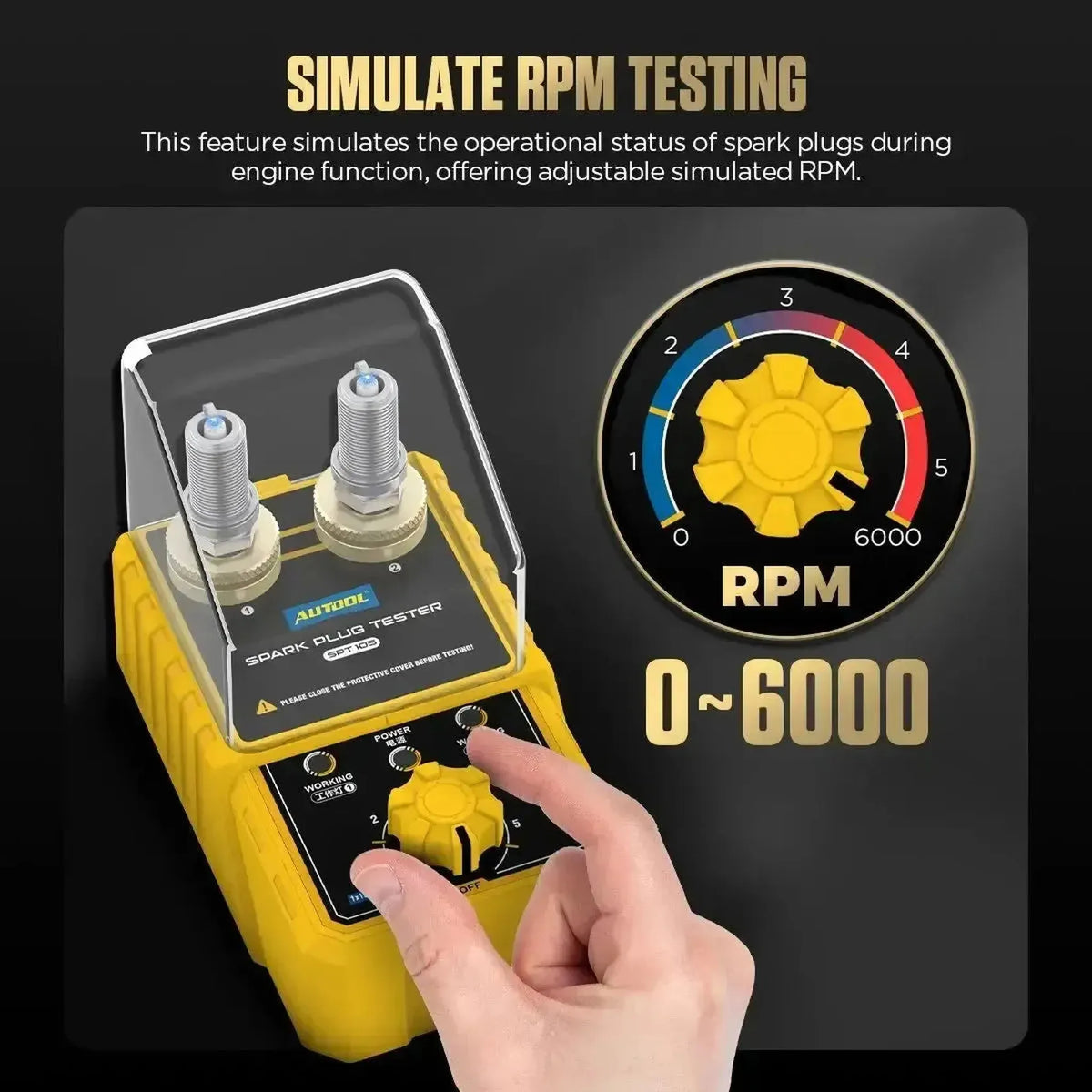 Autool SPT105 | Tändstiftestare