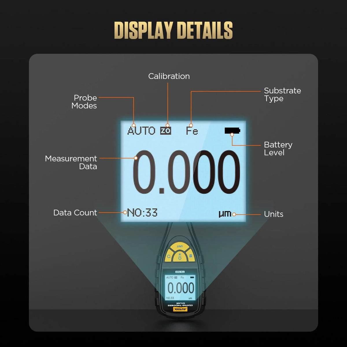 Autool TG501 | Lackdicktemeter