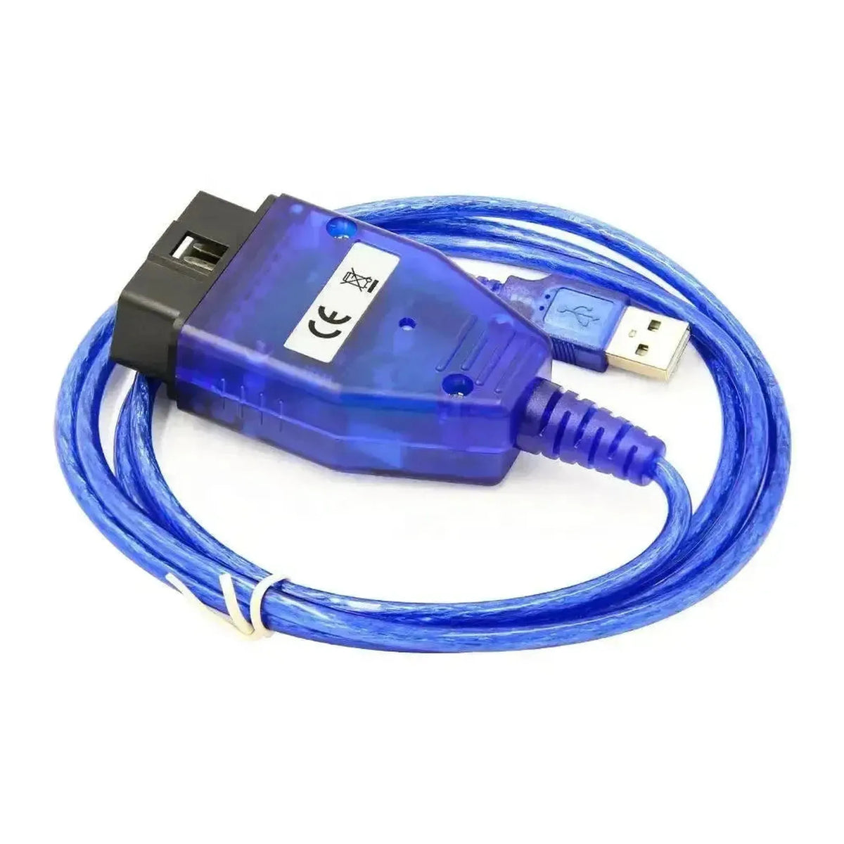 BMW K+DCAN OBD2 - USB (Switch) | Gränssnittskabel (Blå)