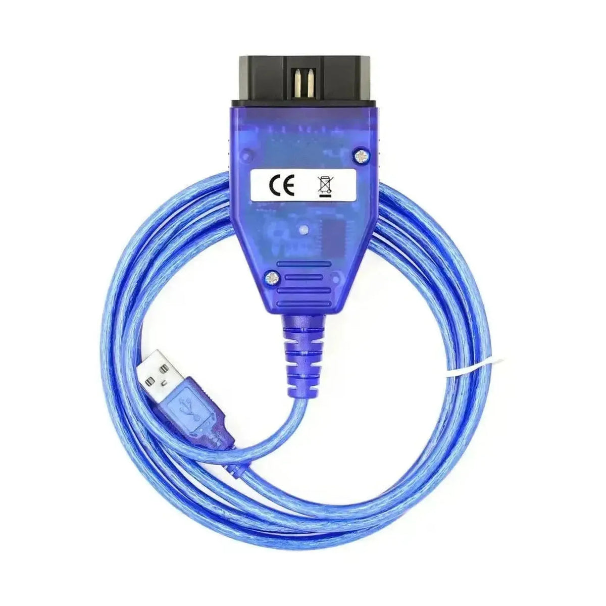 BMW K+DCAN OBD2 - USB (Switch) | Gränssnittskabel (Blå)