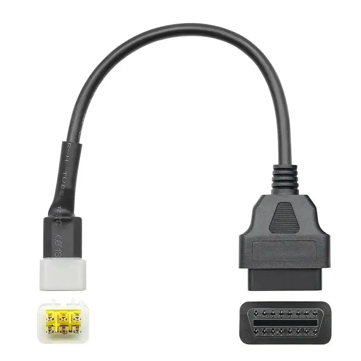 Delphi 6-polig OBD – 16-polig OBD2 adapterkabel | Motorcykel