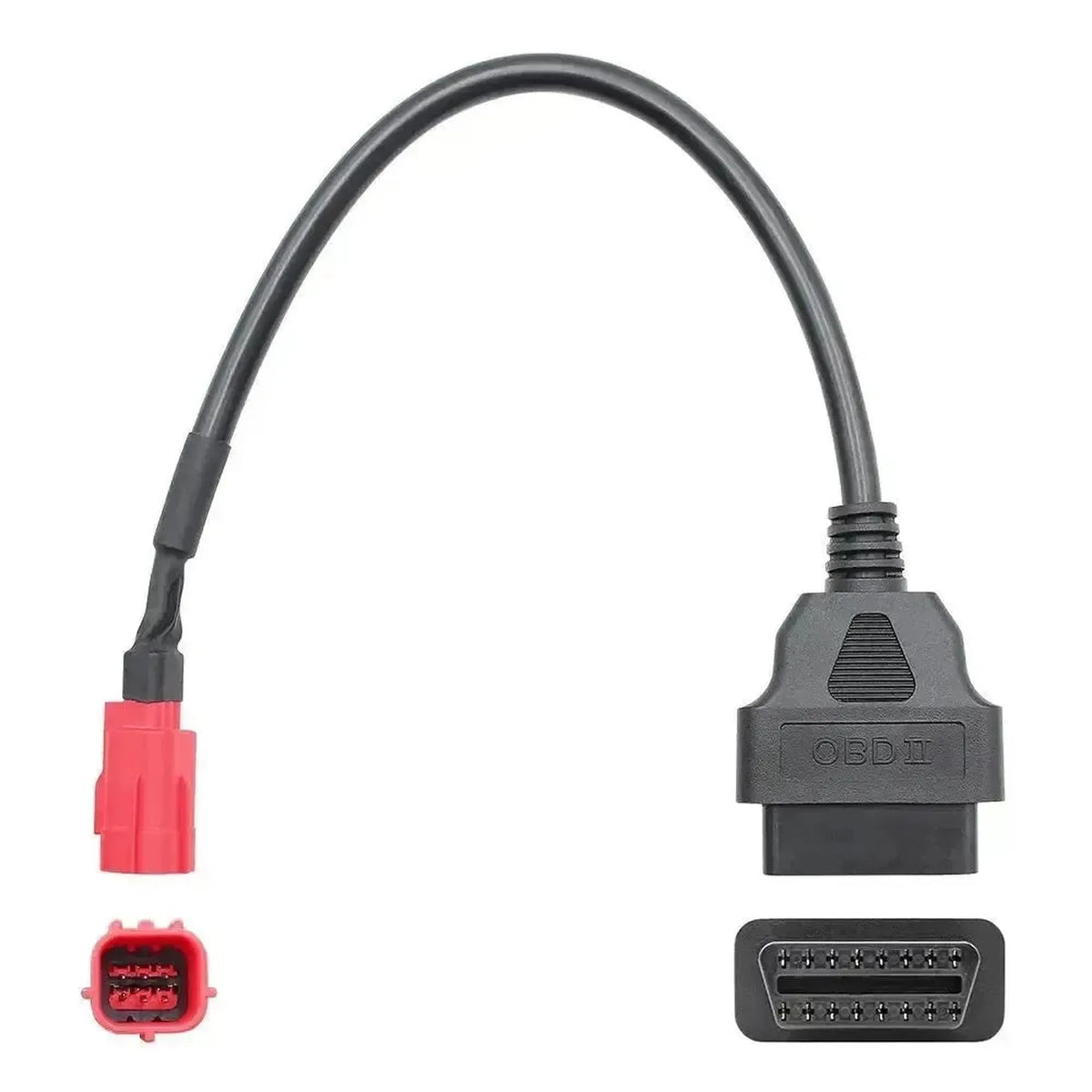Euro-V 6-polig OBD – 16-polig OBD2-adapterkabel | Motorcykel
