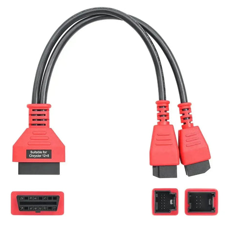 FCA 12+8-polig SGW – 16-polig OBD2-adapterkabel | Personbil
