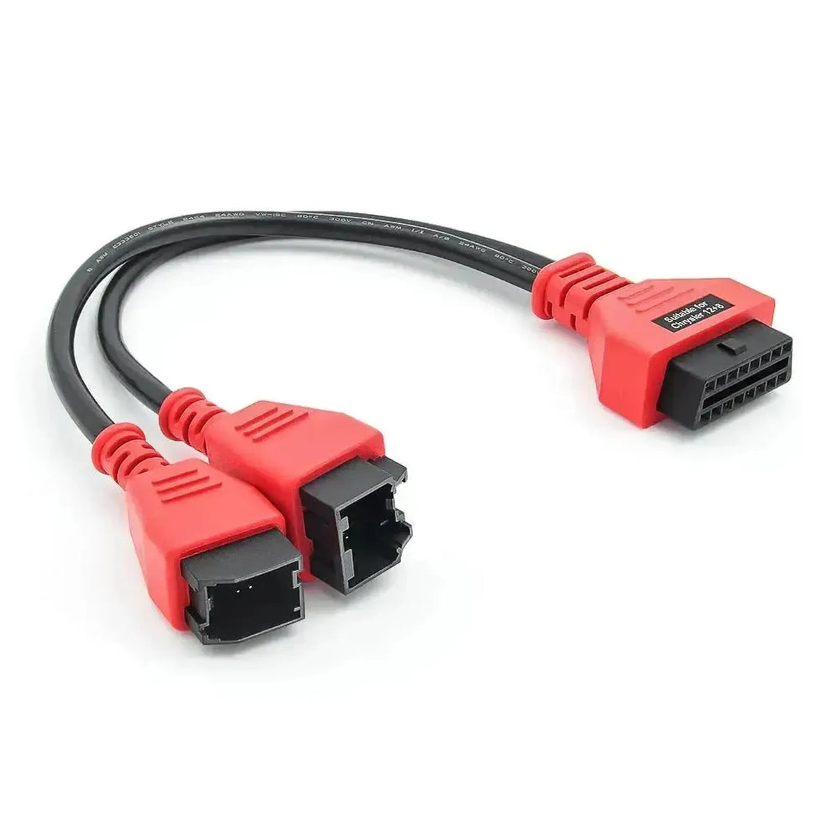 FCA 12+8-polig SGW – 16-polig OBD2-adapterkabel | Personbil