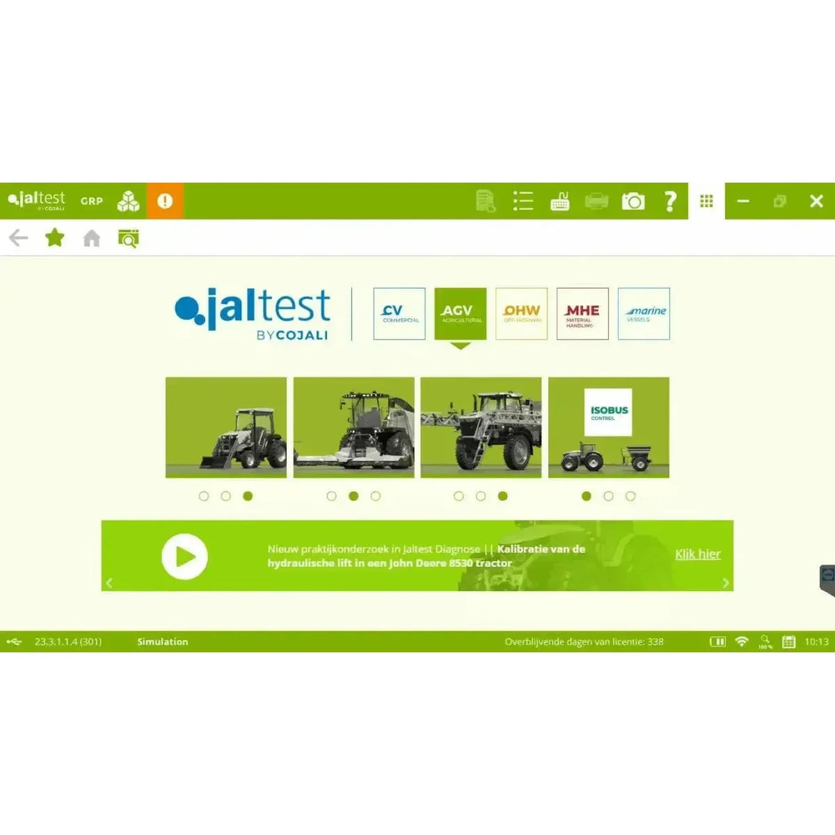 Jaltest AGV (Agricultural) diagnostikapparaten