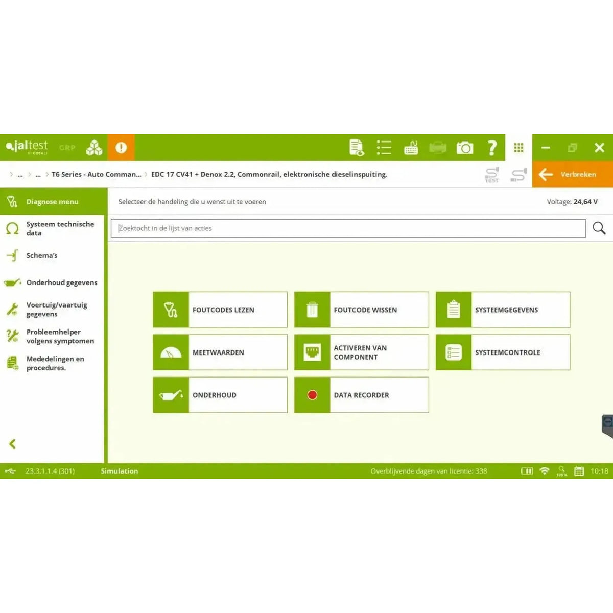 Jaltest AGV (Agricultural) diagnostikapparaten