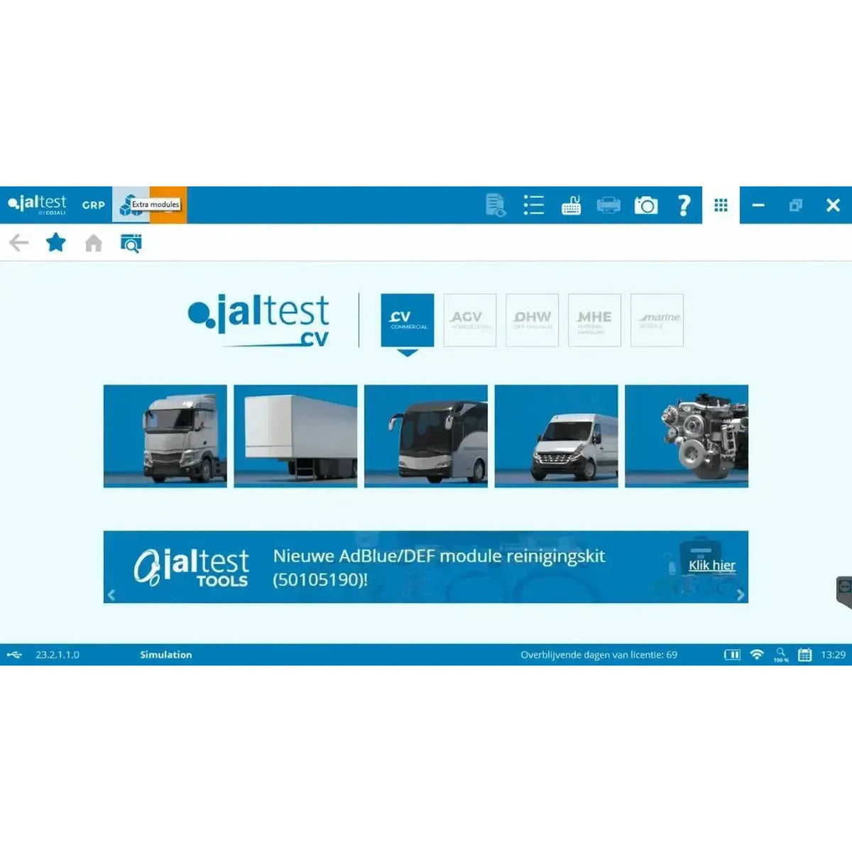 Jaltest CV (Commercial Vehicles) | Diagnosaggregat