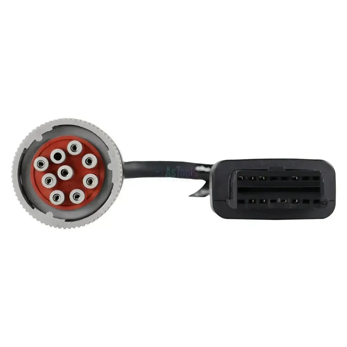 Jaltest (JDC505A) | CAT/Perkins 9-polig OBD - 16-polig OBD2-adapterkabel | Förbrännningsmotor