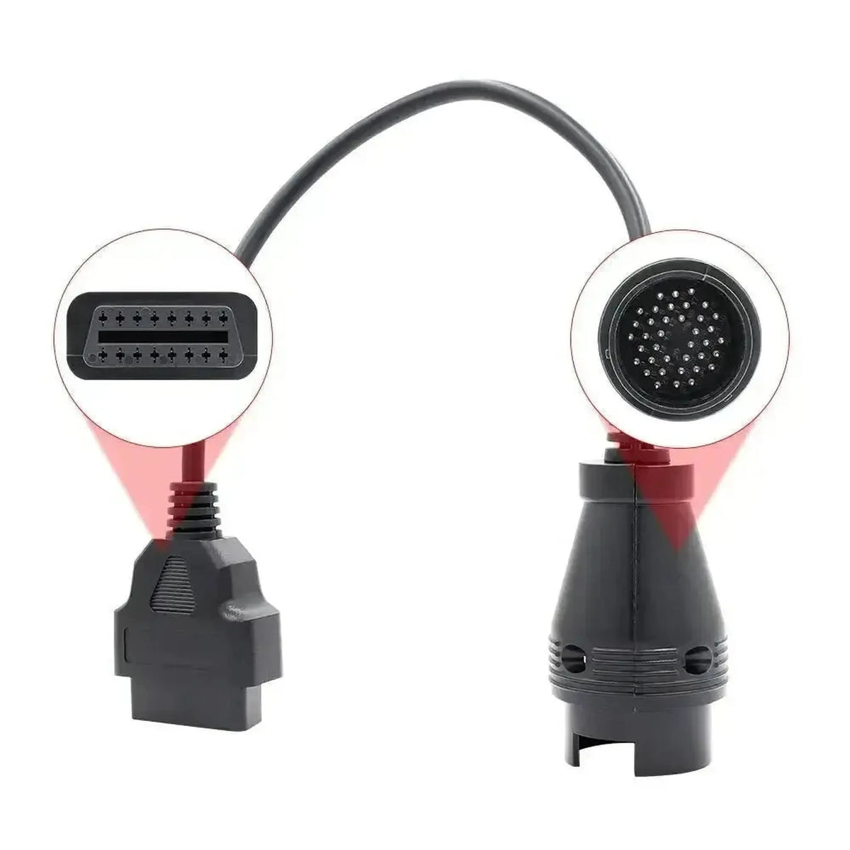Mercedes 38-stifts OBD1 – 16-stifts OBD2-adapterkabel | Personbilar