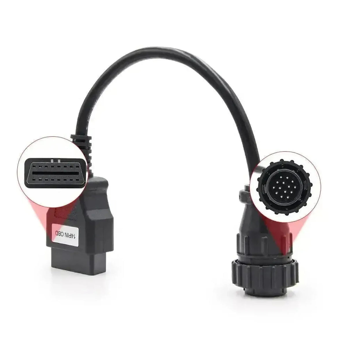 Mercedes (Sprinter) 14-polig OBD1 – 16-polig OBD2 adapterkabel | Skåpbil