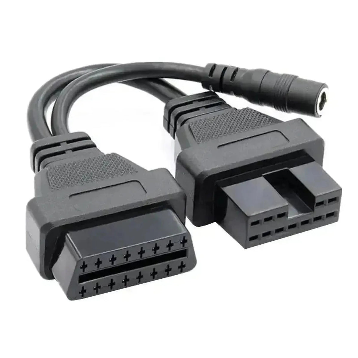 Mitsubishi/Hyundai 12-polig OBD1 – 16-polig OBD2 adapterkabel | Personbil