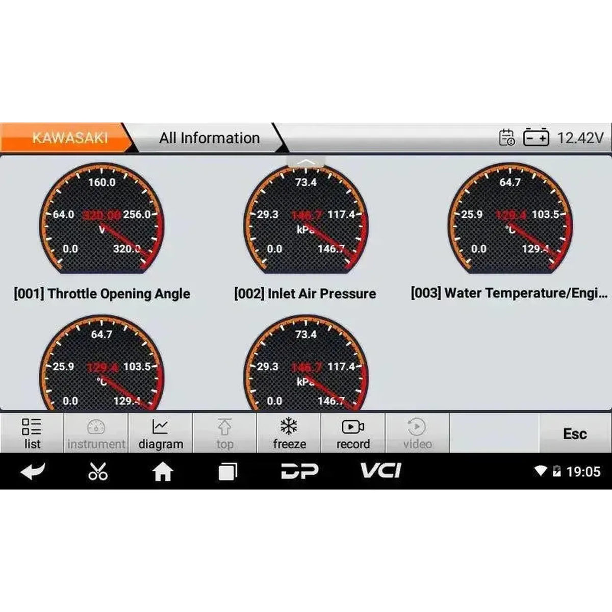 OBDSTAR IScan Kawasaki (Marine) | Diagnosapparat | Motorbåt