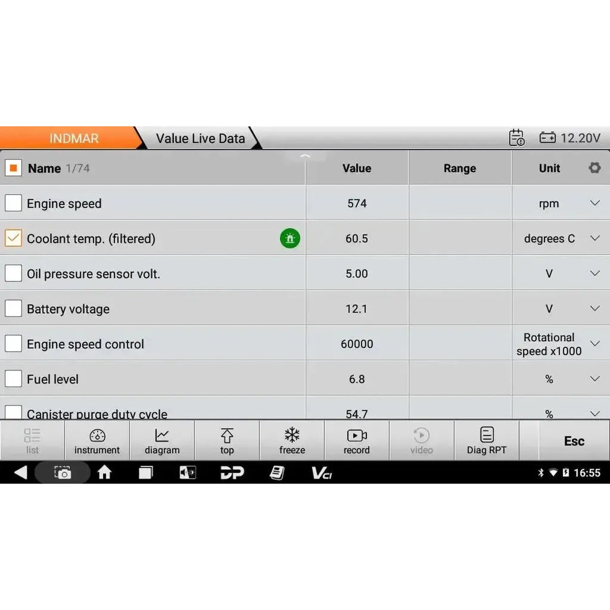 OBDSTAR IScan Pro Indmar (Marine) | Diagnostisk läsare | Motorbåt