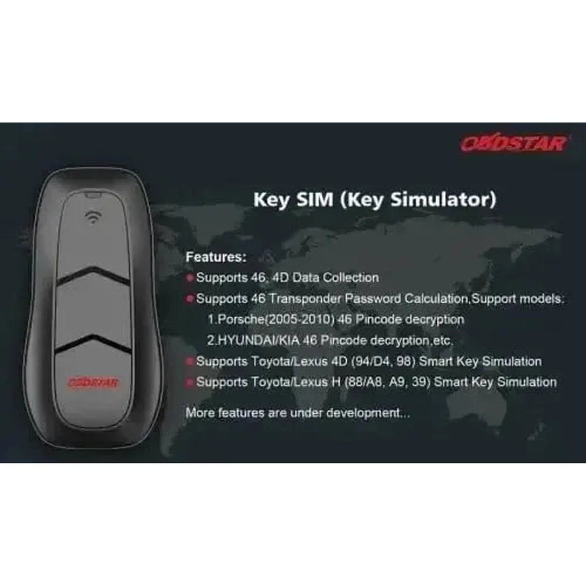 OBDSTAR Key SIM Sleutelsimulator | Tillbehör