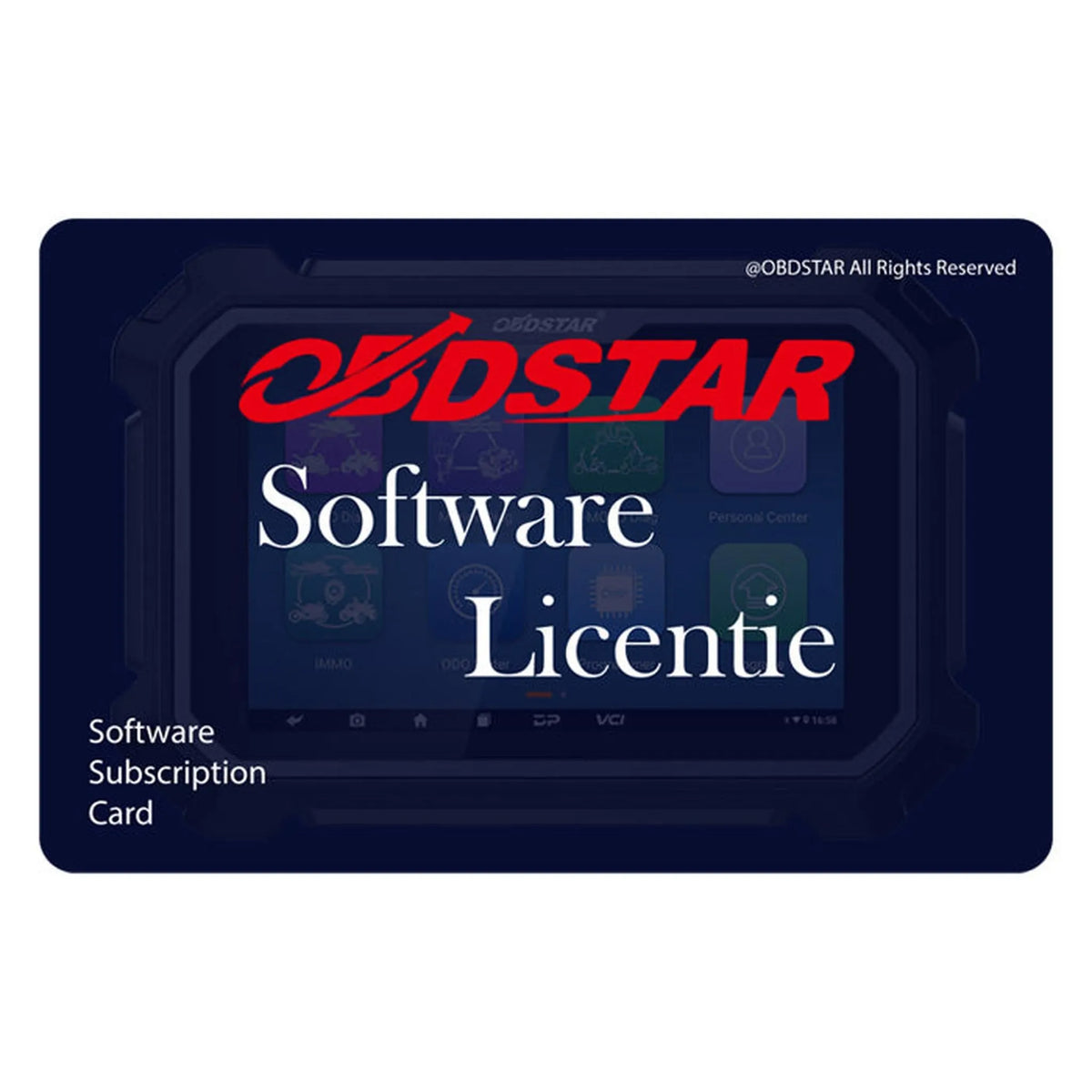 OBDSTAR KeyMaster G3 | ECU Flasher | Programvarulicens
