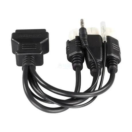 OBDSTAR (M018A) | Yamaha 3+3+4-polig OBD – 16-polig OBD2-adapterkabel | Motorcykel