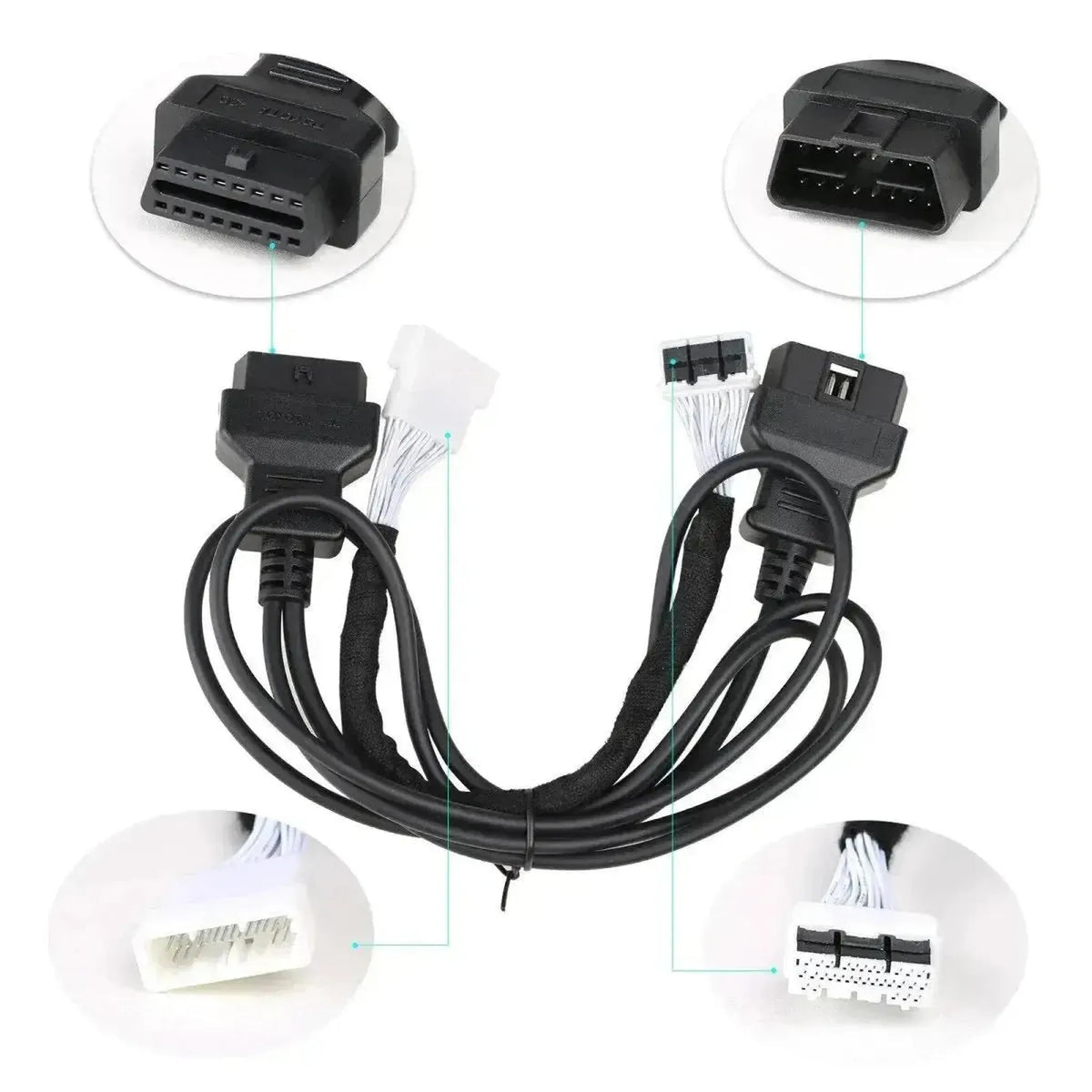 OBDSTAR | Toyota 30-polig IMMO - 16-polig OBD2-adapterkabel | Personbil