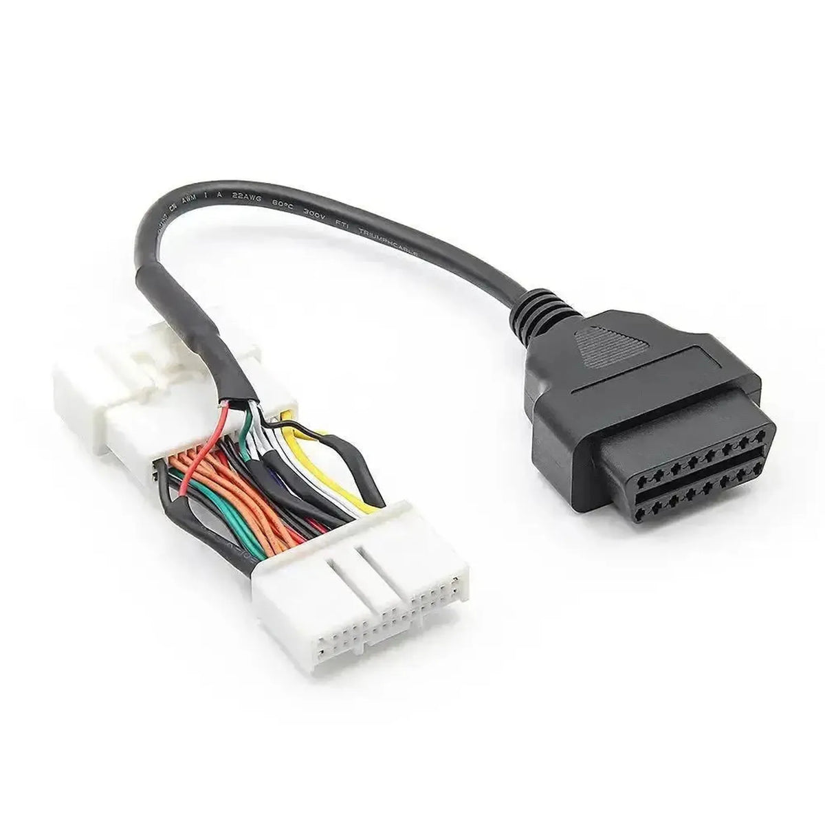 Tesla 26-stiftskontakt Full OBD – 16-stiftskontakt OBD2-adapterkabel | Personbilar