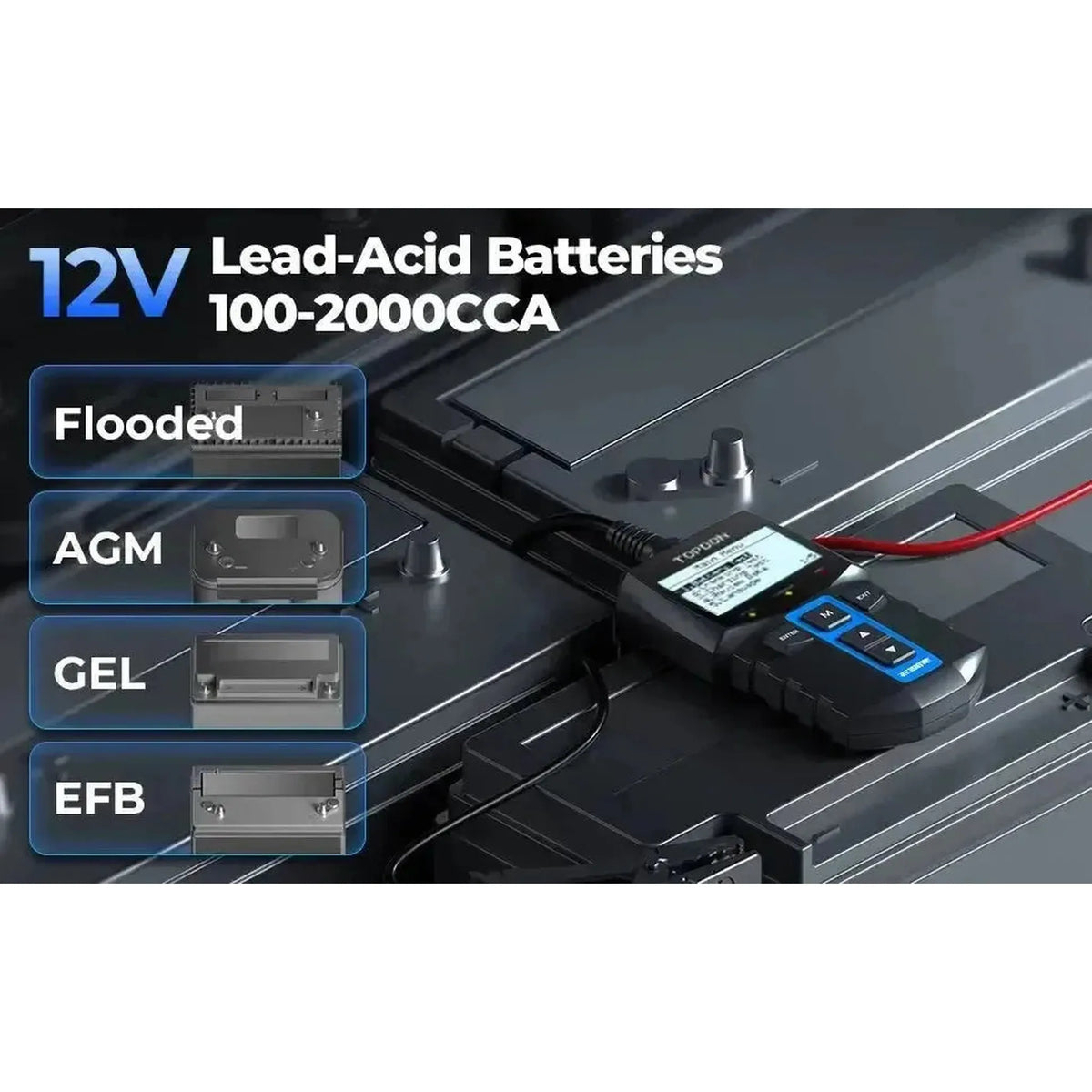 Topdon BT100W | Batteritester