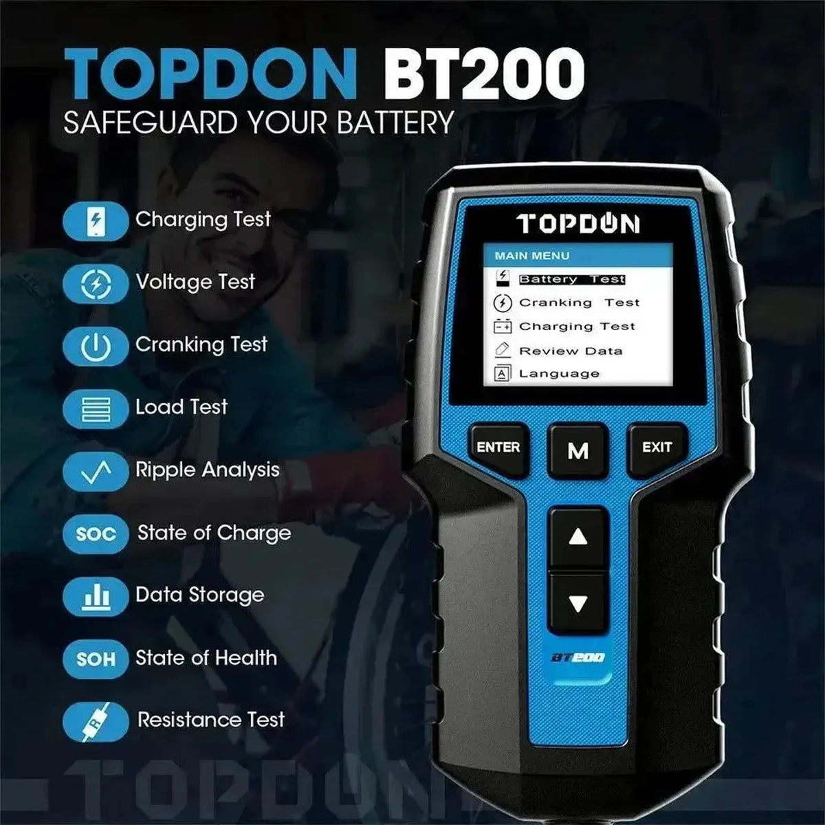 Topdon BT200 | Batteritestare