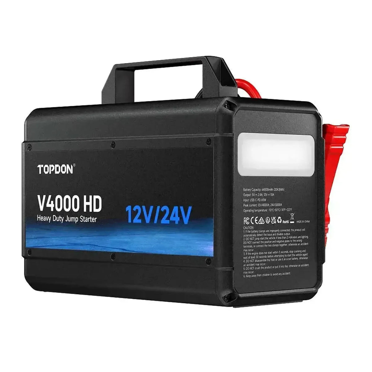 Topdon V4000 HD | Starthjälp