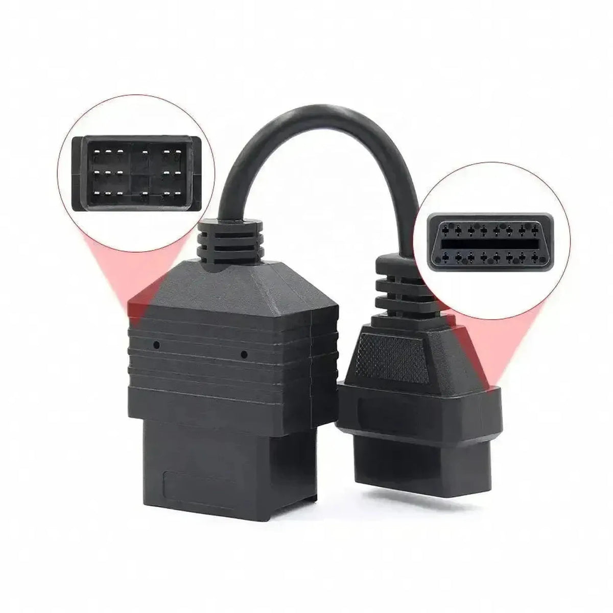 Toyota 17-stifts OBD1 – 16-stifts OBD2-adapterkabel | Personbil