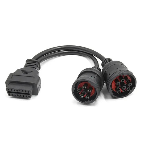 Universell 6+9 J1708+J1939 – 16-kontakts OBD2-adapterkabel | Arbets- och nyttofordon